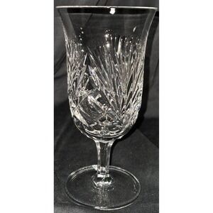 Vintage Gorham Cherrywood Clear Crystal Iced Tea Goblet, 6‎ 7/8, 3 7/8 dia